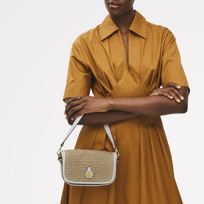 Radley London Natural Small Flapover Cross Body Bag