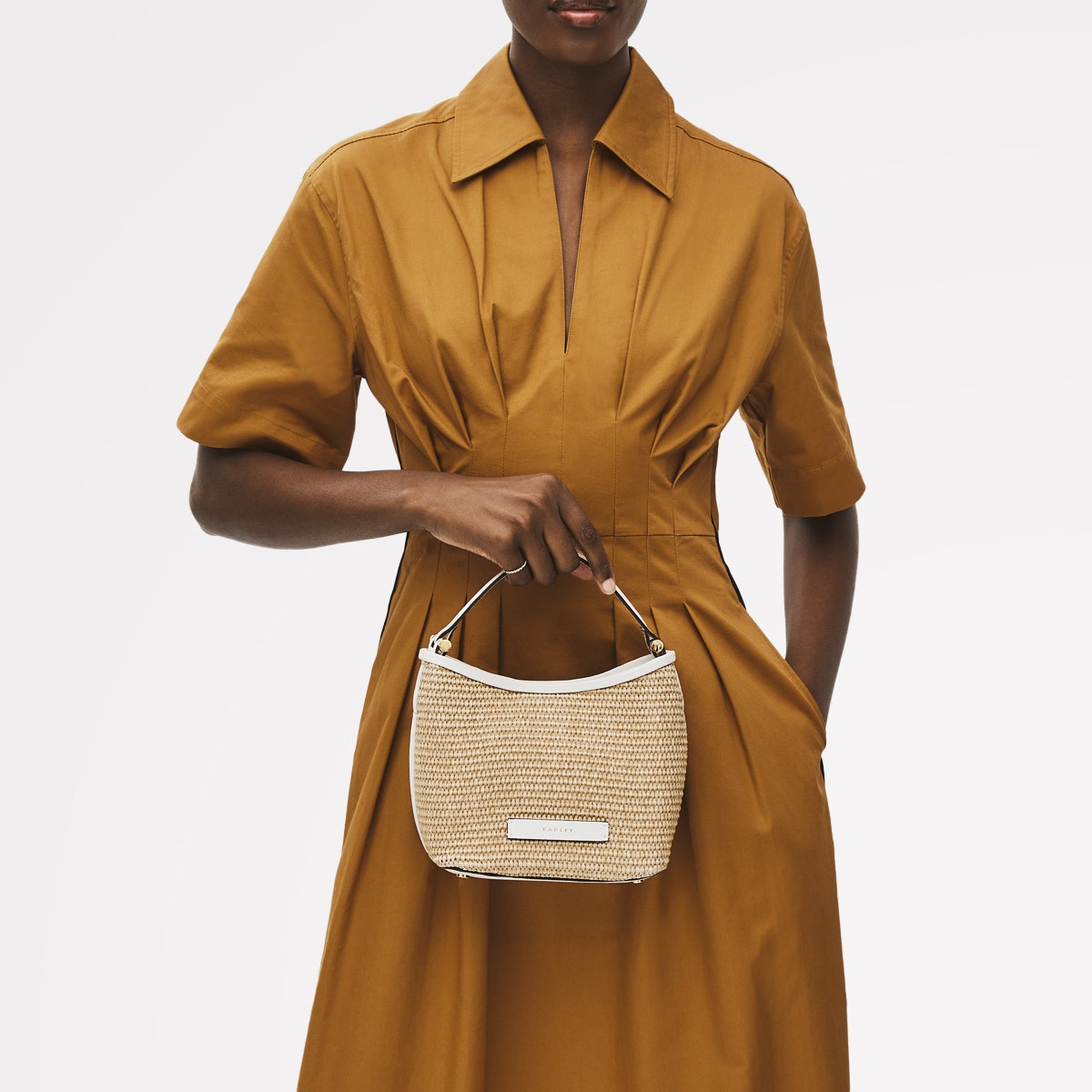Radley London Natural Small Open Top Grab Bag