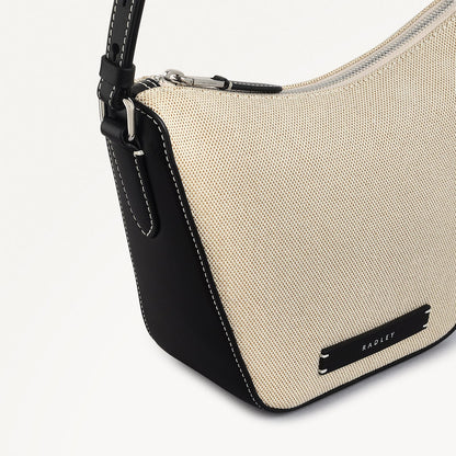 Radley London Natural Small Ziptop Cross Body Bag