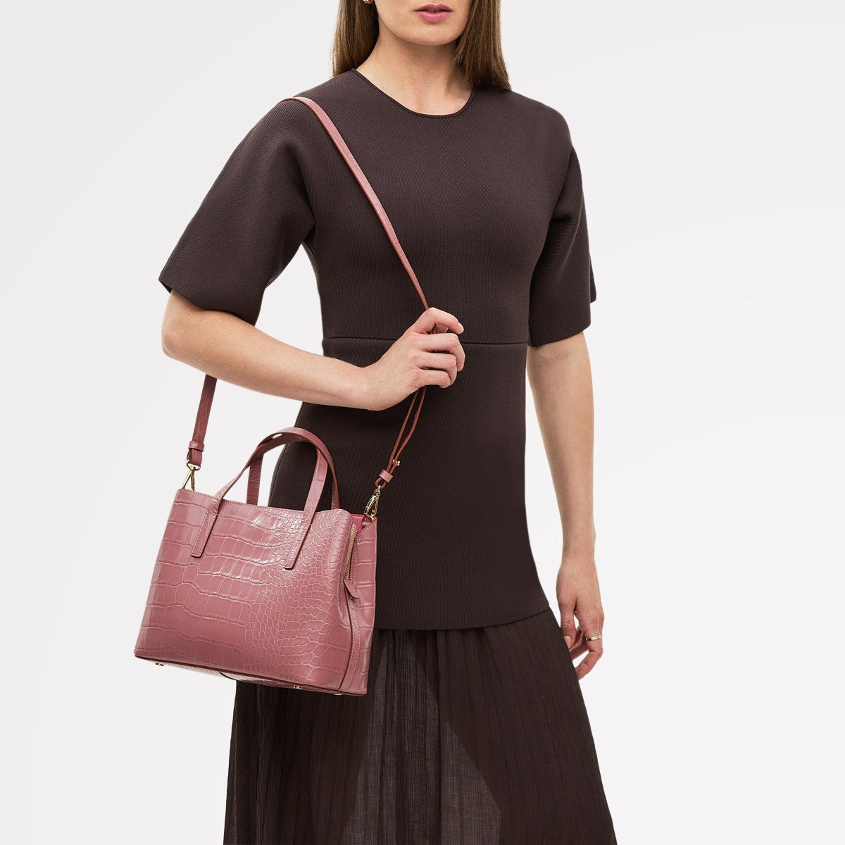 Radley London French Rose Medium Ziptop Grab Bag
