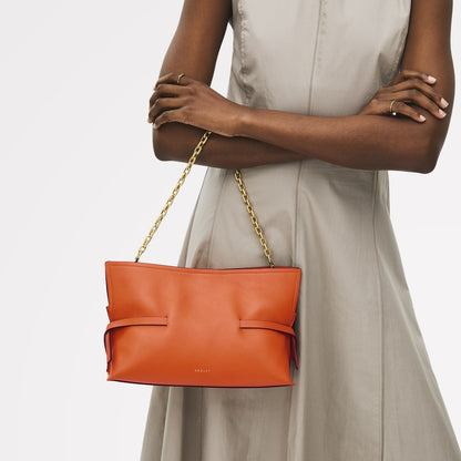 Radley London Orange Peel Medium Open Top Clutch Bag