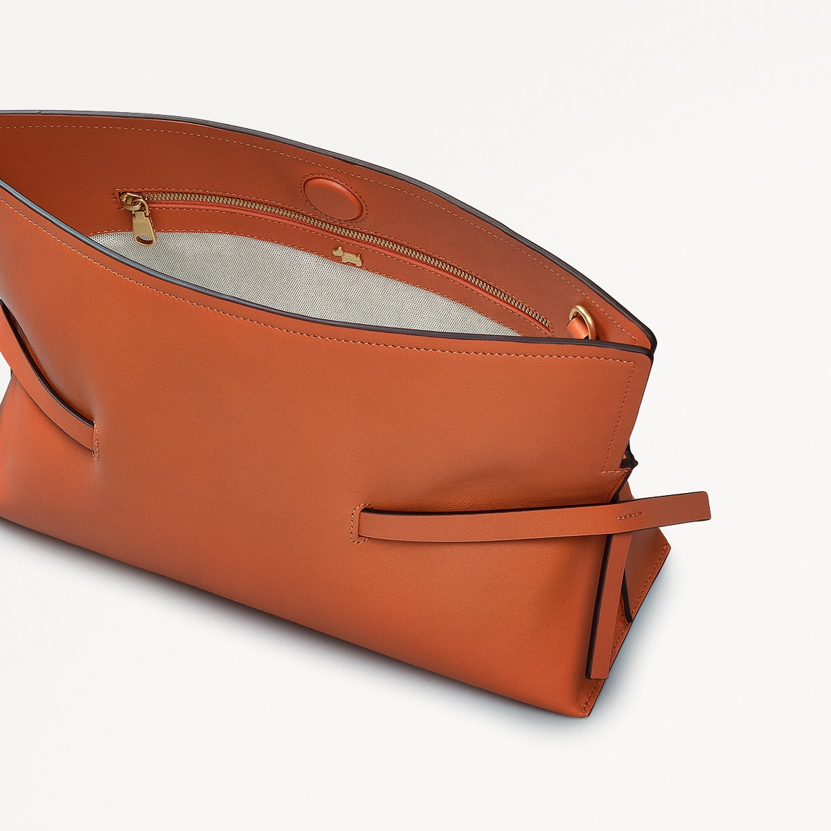 Radley London Orange Peel Medium Open Top Clutch Bag
