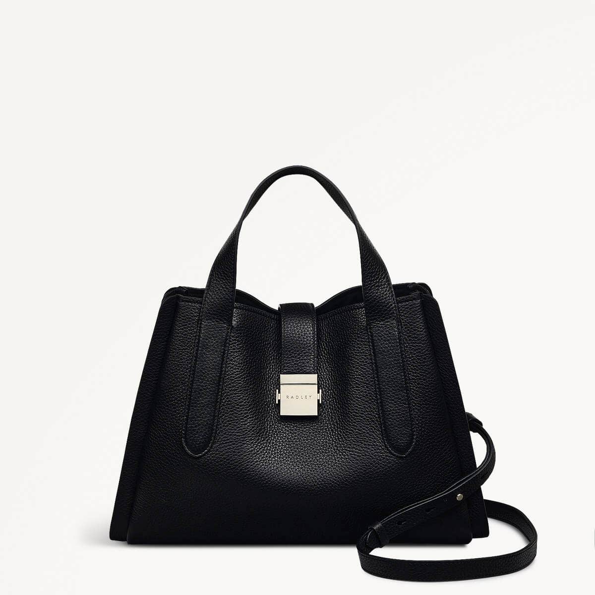 Radley London Black Medium Ziptop Grab Bag