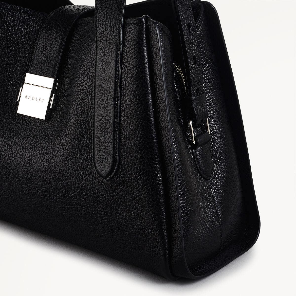 Radley London Black Medium Ziptop Grab Bag