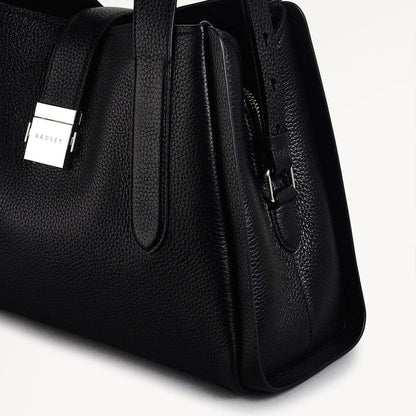 Radley London Black Medium Ziptop Grab Bag