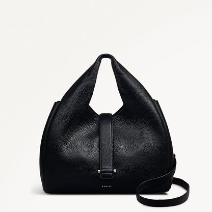 Radley London Black Medium Ziptop Grab Bag