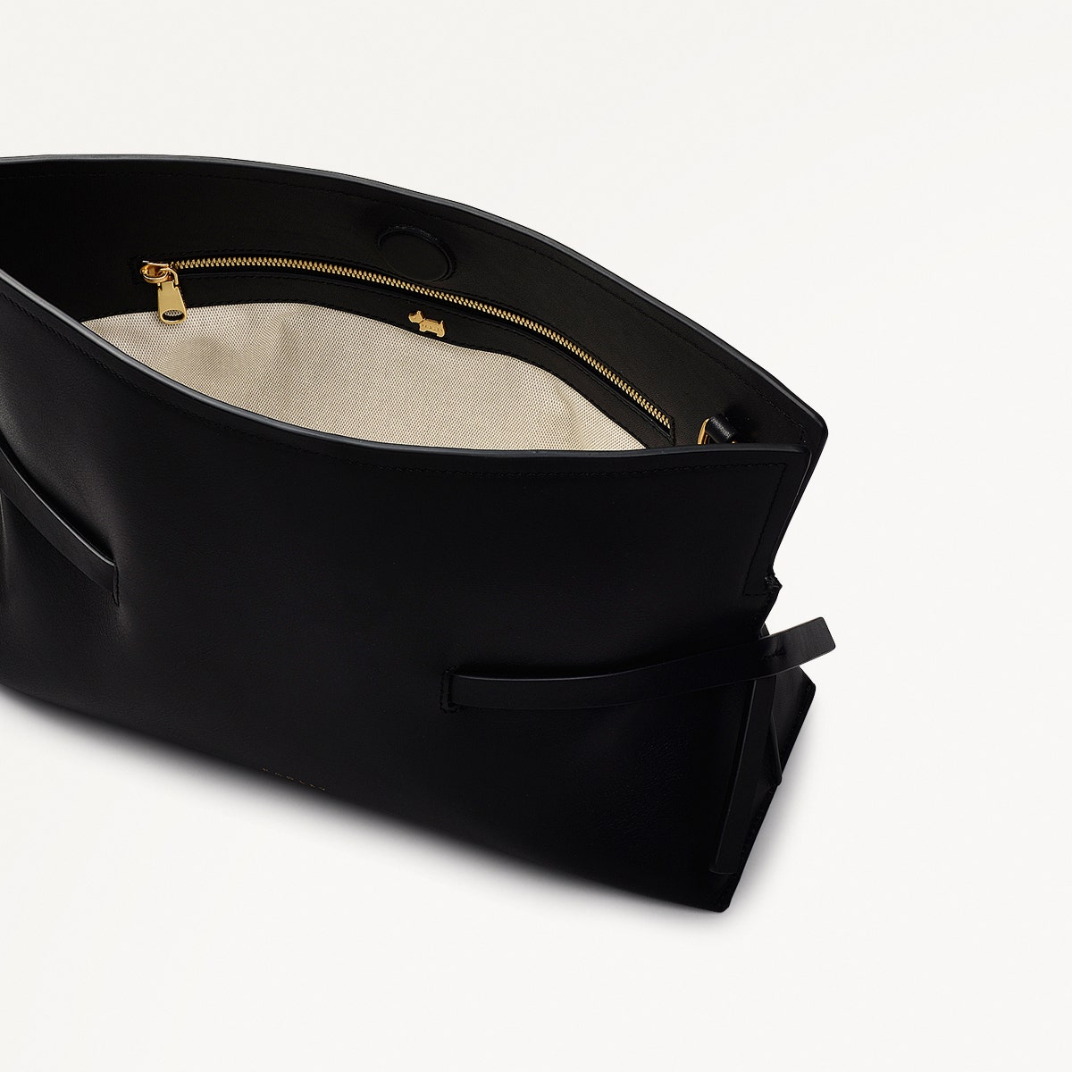 Radley London Black Medium Open Top Clutch Bag