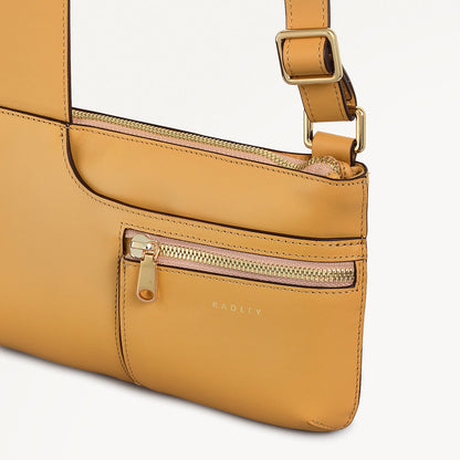 Radley London Pecan Mini Ziptop Cross Body Bag