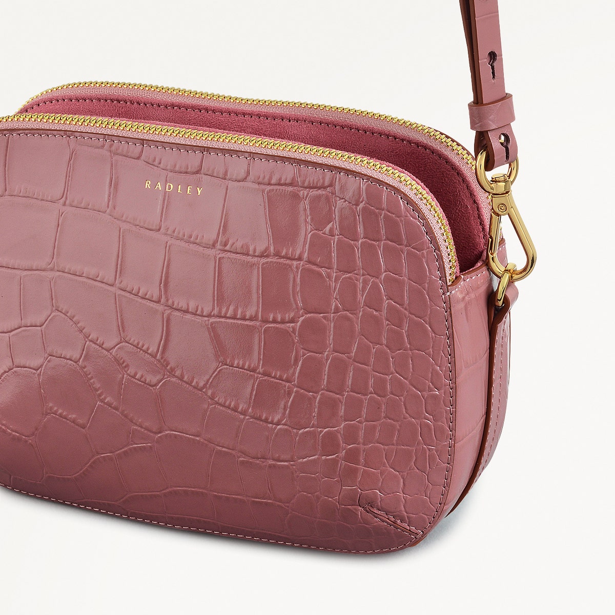 Radley London French Rose Medium Ziptop Cross Body Bag