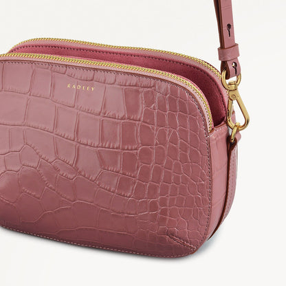 Radley London French Rose Medium Ziptop Cross Body Bag