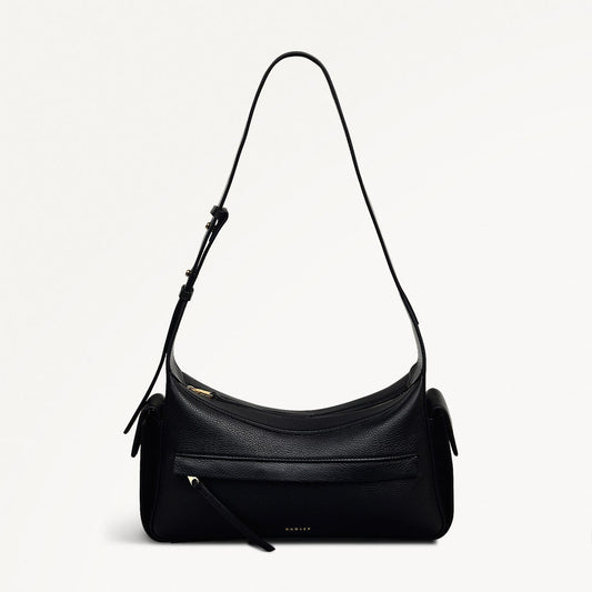 Radley London Black Small Ziptop Shoulder Bag