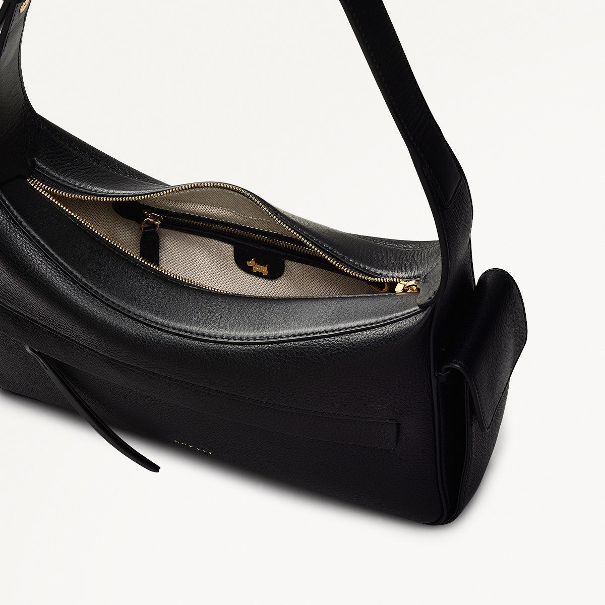 Radley London Black Small Ziptop Shoulder Bag