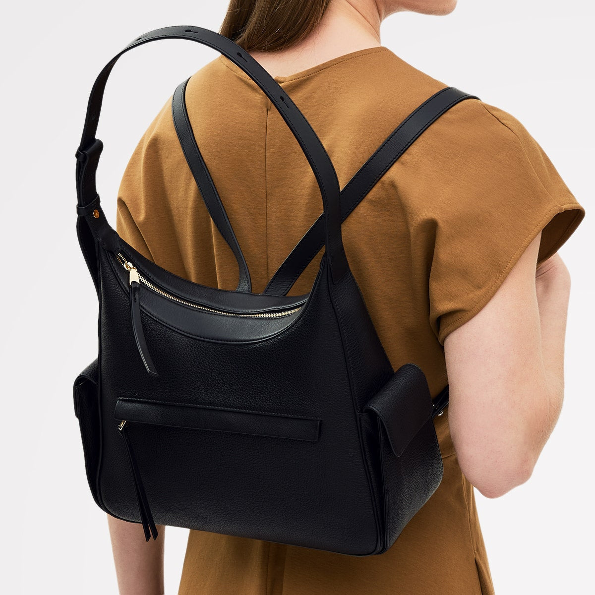 Radley London Black Small Ziptop Backpack