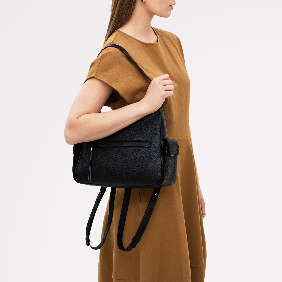 Radley London Black Small Ziptop Backpack