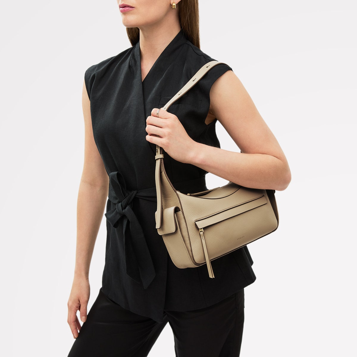Radley London Stone Small Ziptop Shoulder Bag