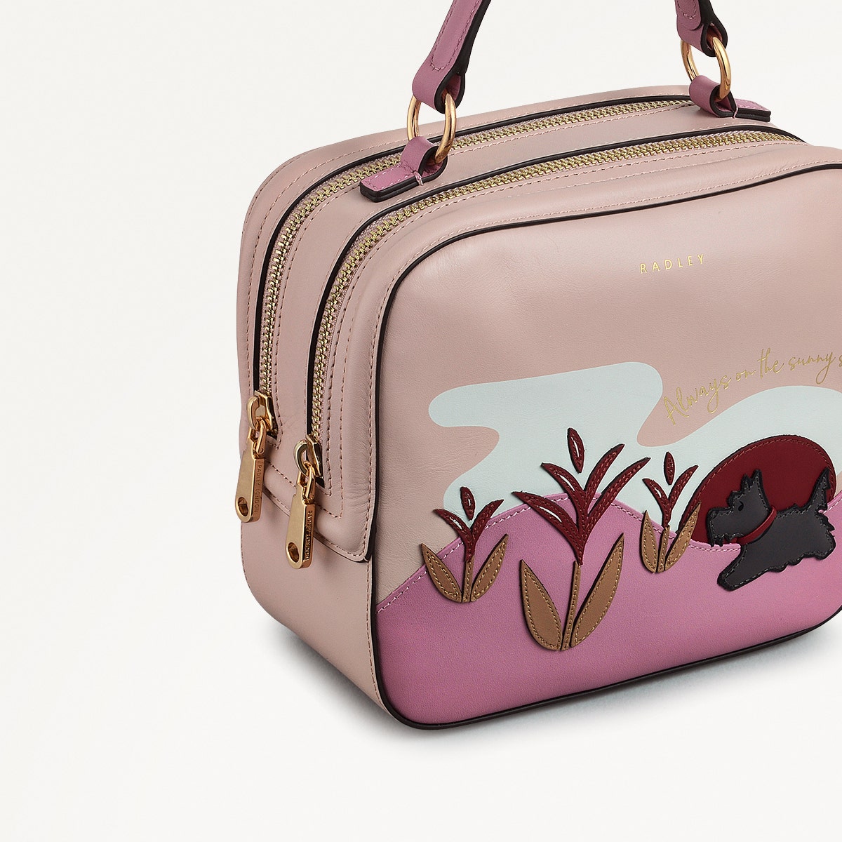 Radley London Prairie Pink Small Zip Around Grab Bag
