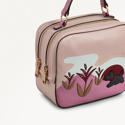 Radley London Prairie Pink Small Zip Around Grab Bag