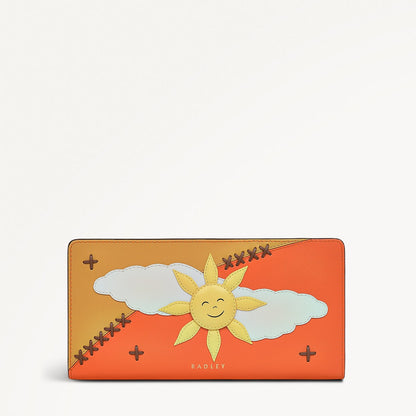 Radley London Orange Peel Large Bifold Purse