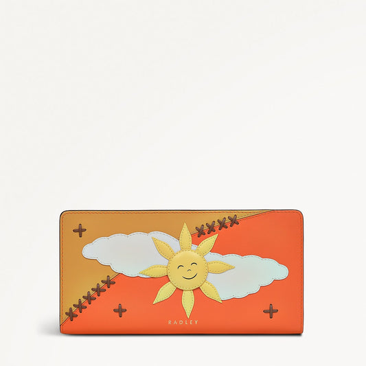 Radley London Orange Peel Large Bifold Purse