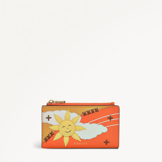 Radley London Orange Peel Medium Ziptop Purse