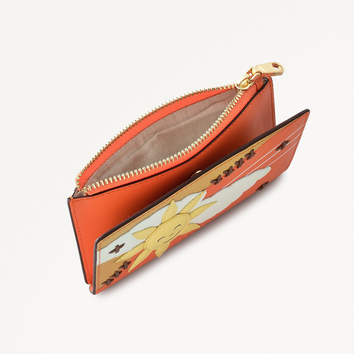 Radley London Orange Peel Medium Ziptop Purse