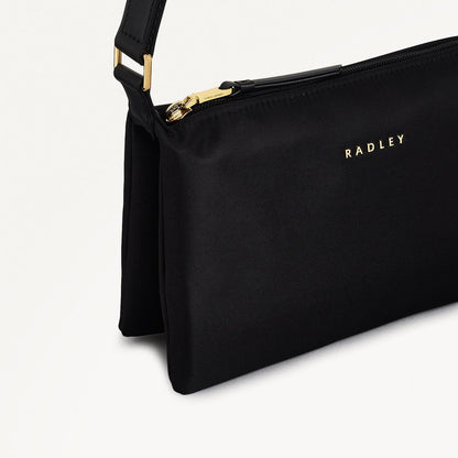 Radley London Black Small Ziptop Cross Body Bag