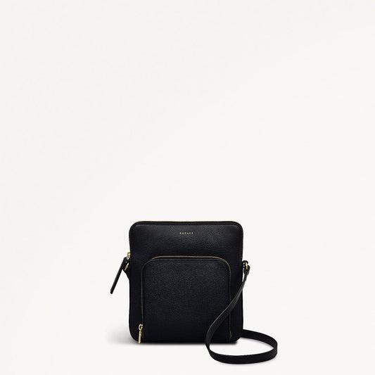 Radley London Black Medium Ziptop Cross Body Bag