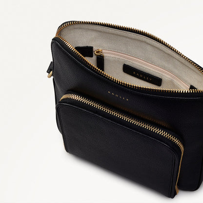 Radley London Black Medium Ziptop Cross Body Bag