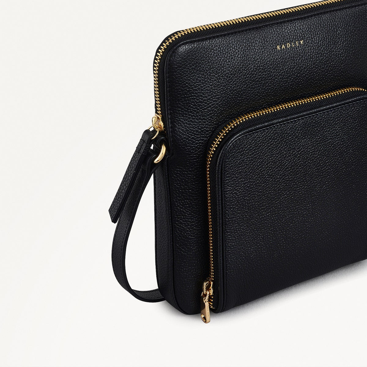 Radley London Black Medium Ziptop Cross Body Bag