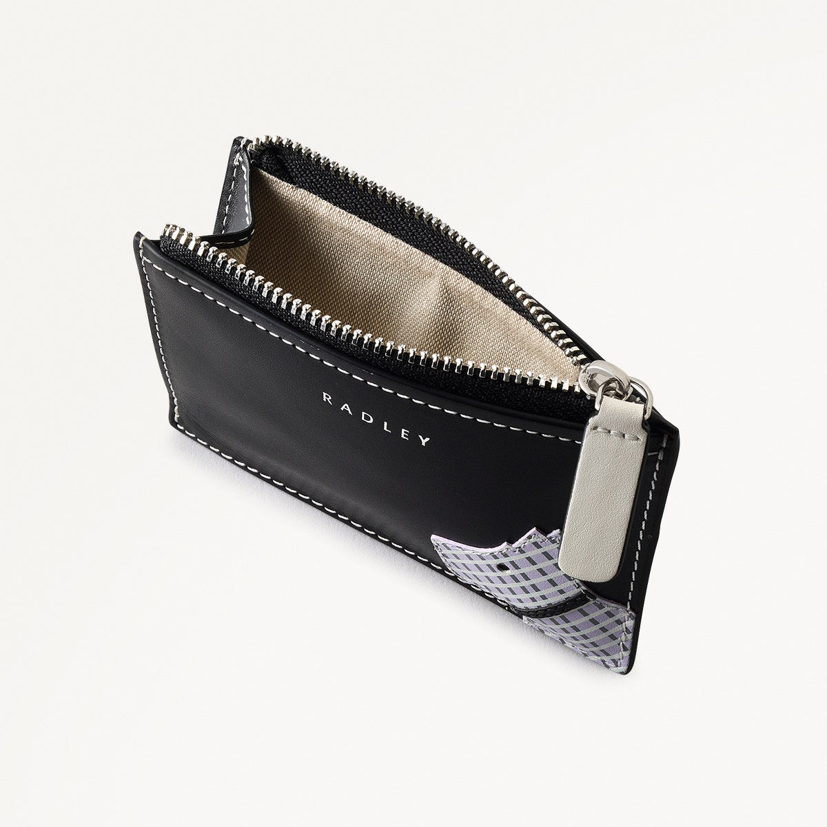 Radley London Black Small Ziptop Coin Purse
