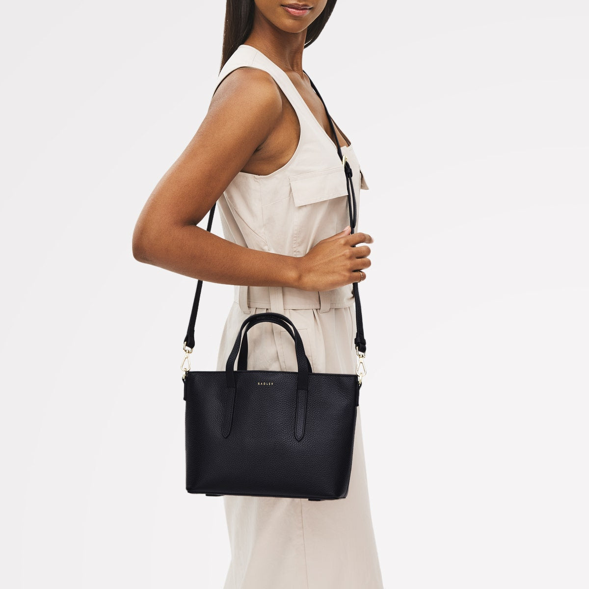Radley London Black Small Open Top Multiway Bag