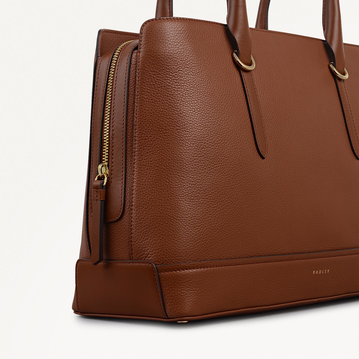 Radley London Indus Tan Medium Ziptop Shoulder Bag