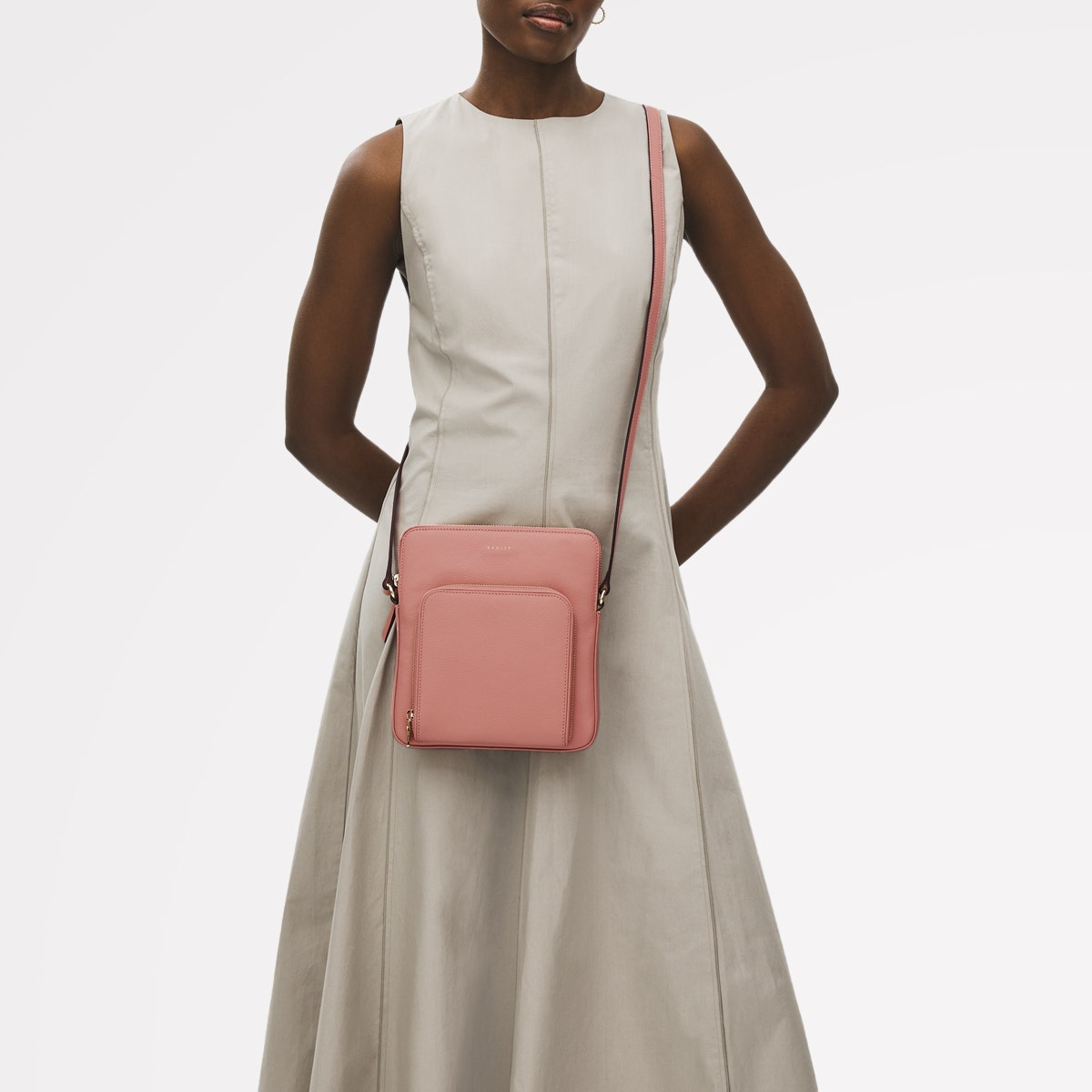 Radley London Sienna Pink Medium Ziptop Cross Body Bag