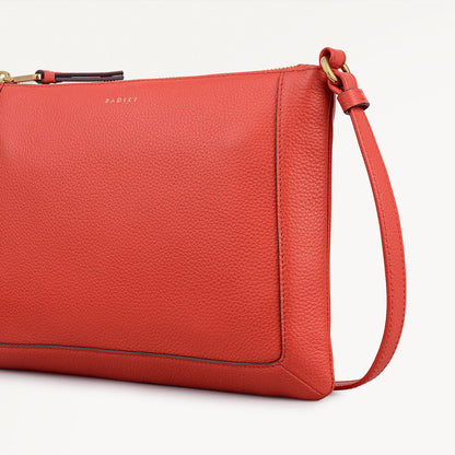 Radley London Luscious Red Small Ziptop Cross Body Bag