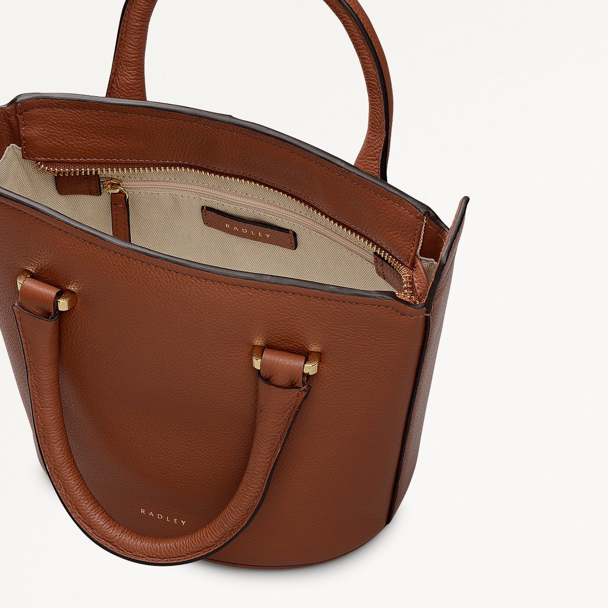Radley London Indus Tan Small Ziptop Grab Bag
