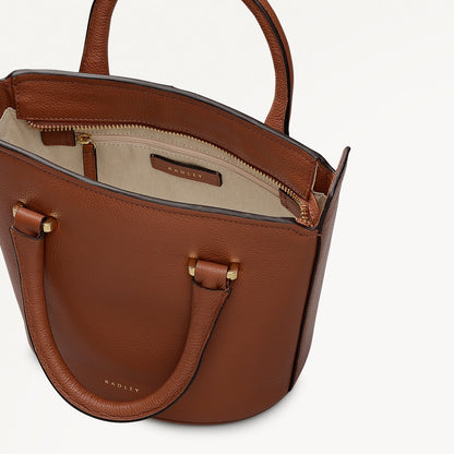 Radley London Indus Tan Small Ziptop Grab Bag