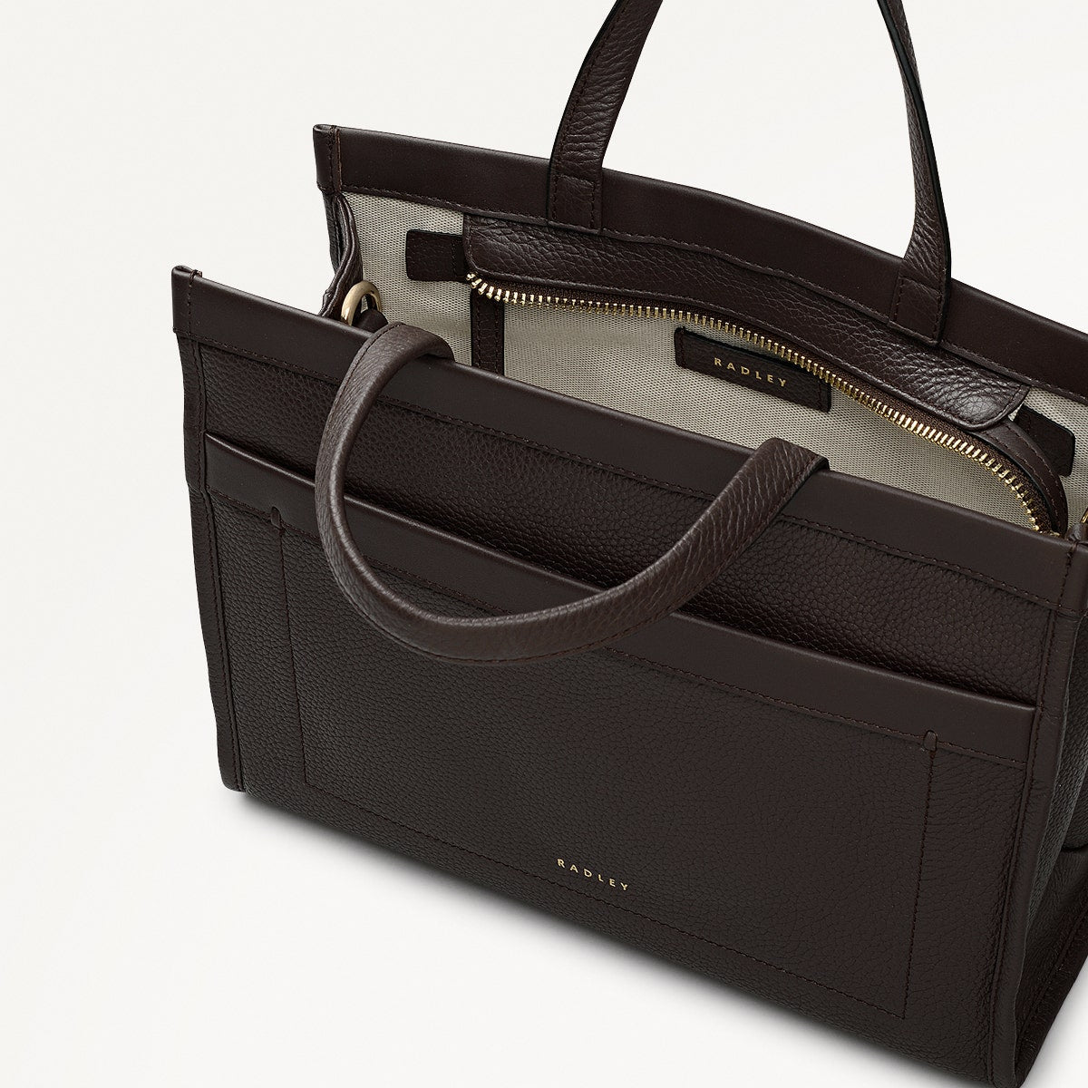 Radley London Dark Oak Small Ziptop Grab Bag