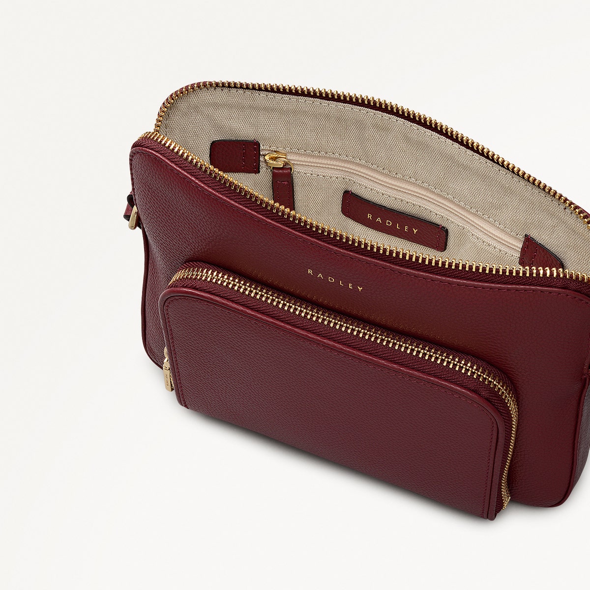 Radley London Merlot Small Ziptop Cross Body Bag