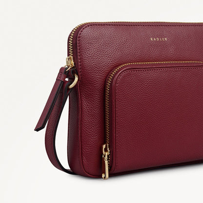 Radley London Merlot Small Ziptop Cross Body Bag