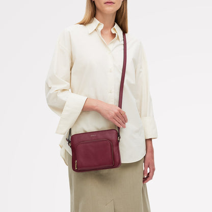Radley London Merlot Small Ziptop Cross Body Bag