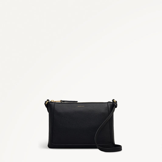 Radley London Black Small Ziptop Cross Body Bag