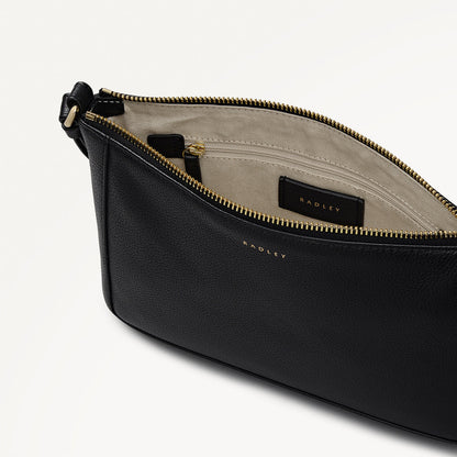 Radley London Black Small Ziptop Cross Body Bag