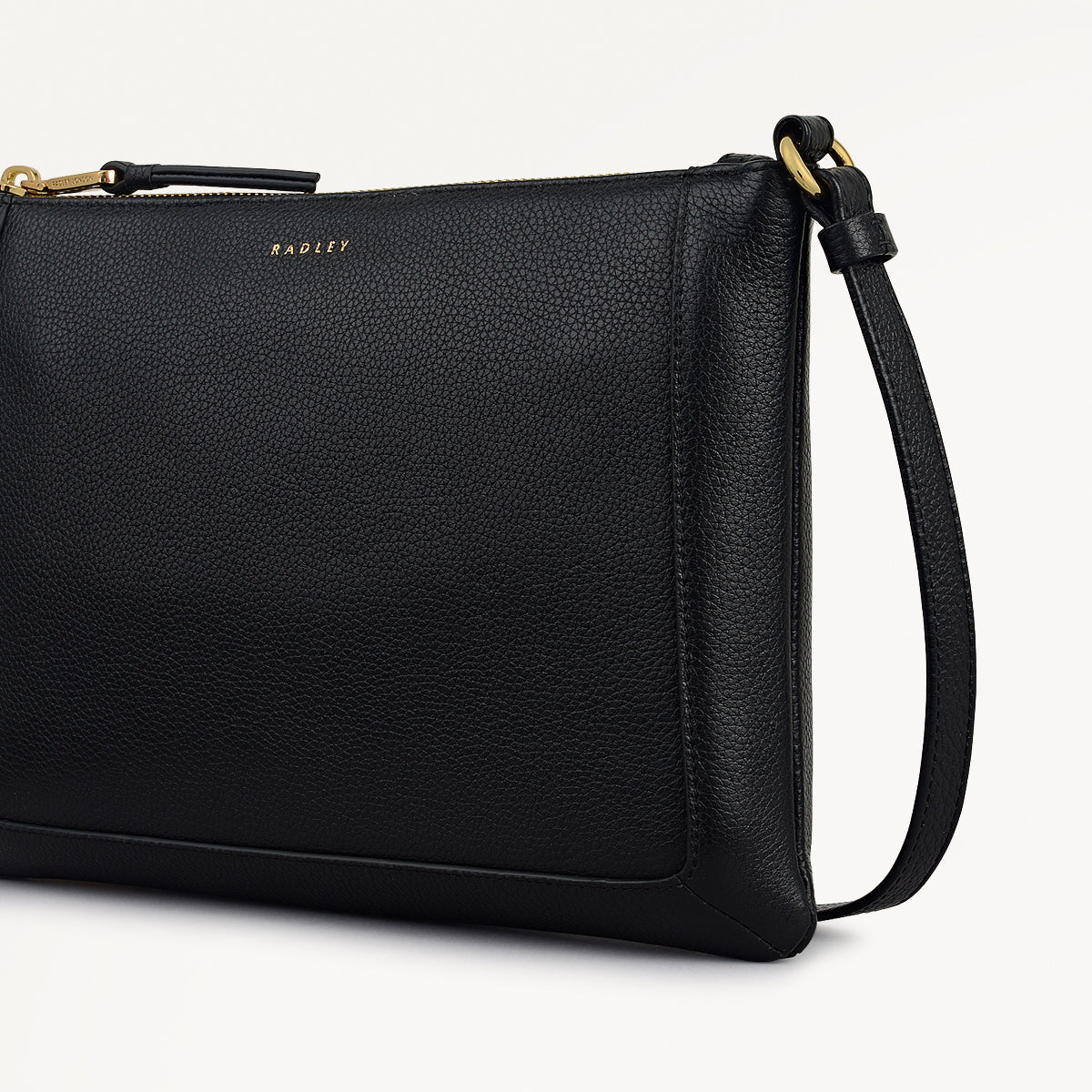 Radley London Black Small Ziptop Cross Body Bag