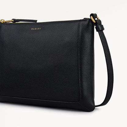 Radley London Black Small Ziptop Cross Body Bag