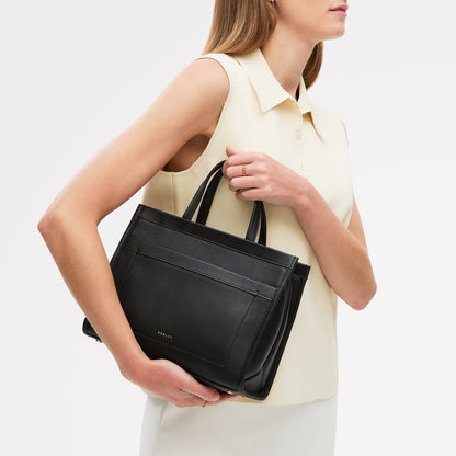 Radley London Black Small Ziptop Grab Bag