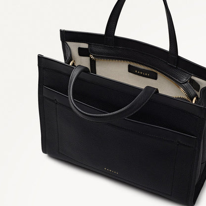 Radley London Black Small Ziptop Grab Bag