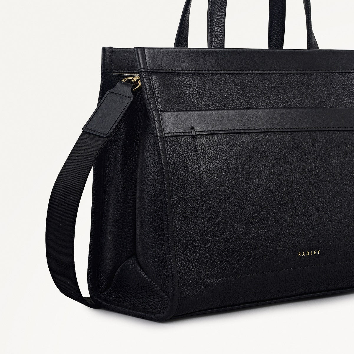 Radley London Black Small Ziptop Grab Bag