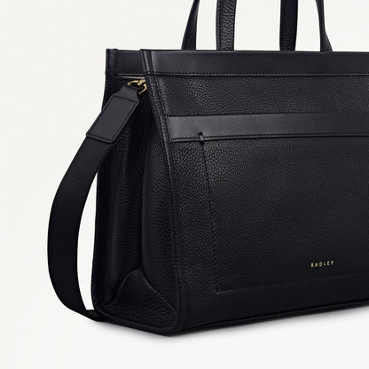 Radley London Black Small Ziptop Grab Bag