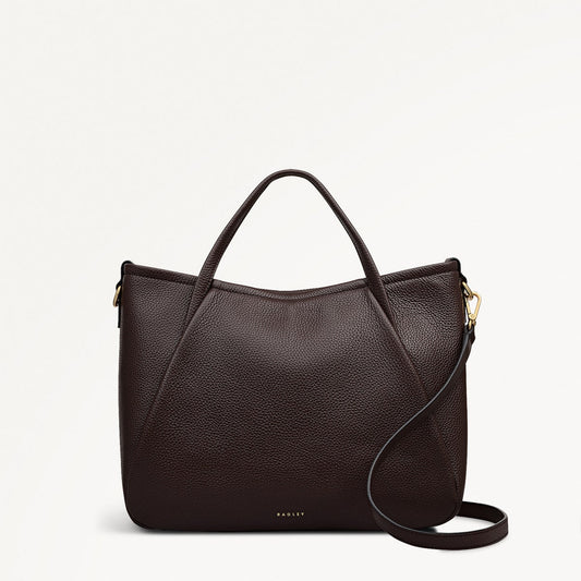 Radley London Dark Oak Medium Ziptop Grab Bag