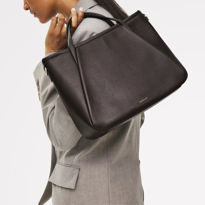 Radley London Dark Oak Medium Ziptop Grab Bag